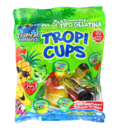 TROPICUPS JELLY MINI BAG 24/20pc