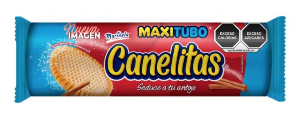 GALLETA MARINELA MEX CANELITAS MAXI TUBO 24/ 224g