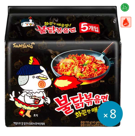 SAMYANG BULDAK NOODLE HOT CHICKEN RAMEN 8/5/140G