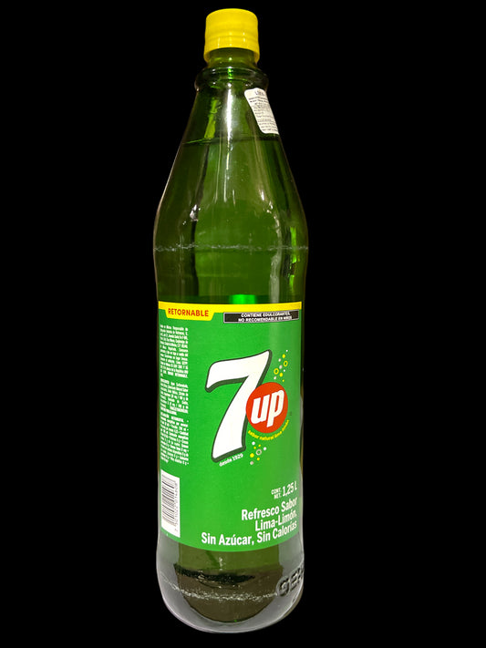 SEVEN UP MEX. VIDRIO 8/ 1.25 L