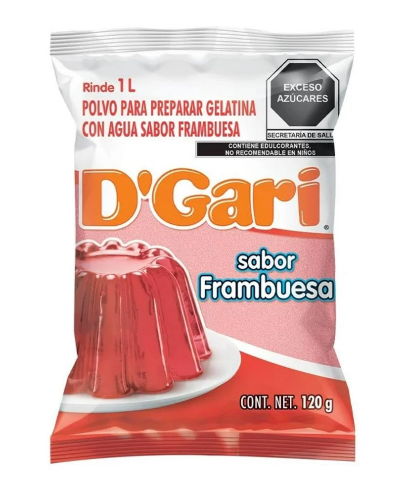 D'GARI  FRAMBUESA 1/50/120gr + 3 gratis