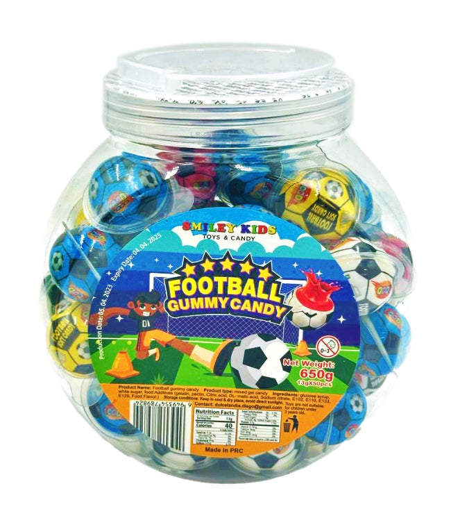 JELLY SMILEKIDS FOOTBALL 12/50ct