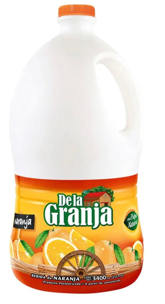 DE LA GRANJA JUGO NARANJA 6/3400ml (115, fl. oz.)