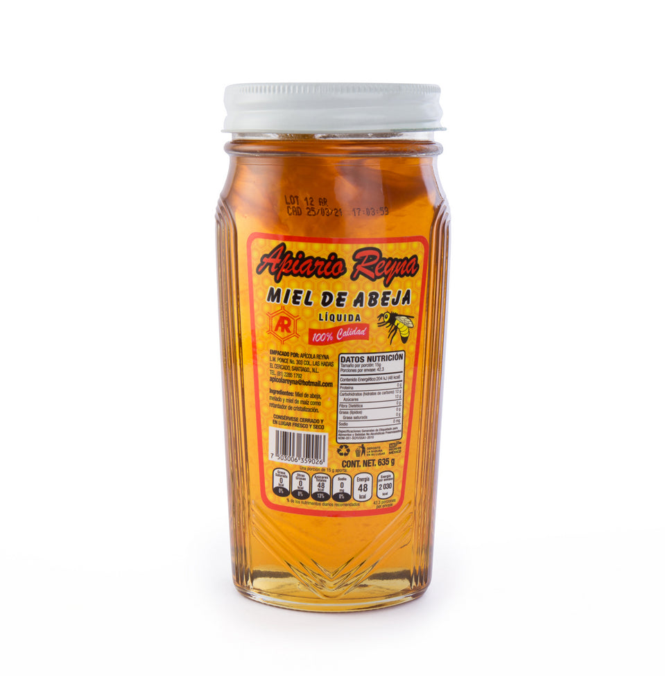 MIEL DE ABEJA-APIARIO REYNA 335ML/24PCS (11.33OZ)