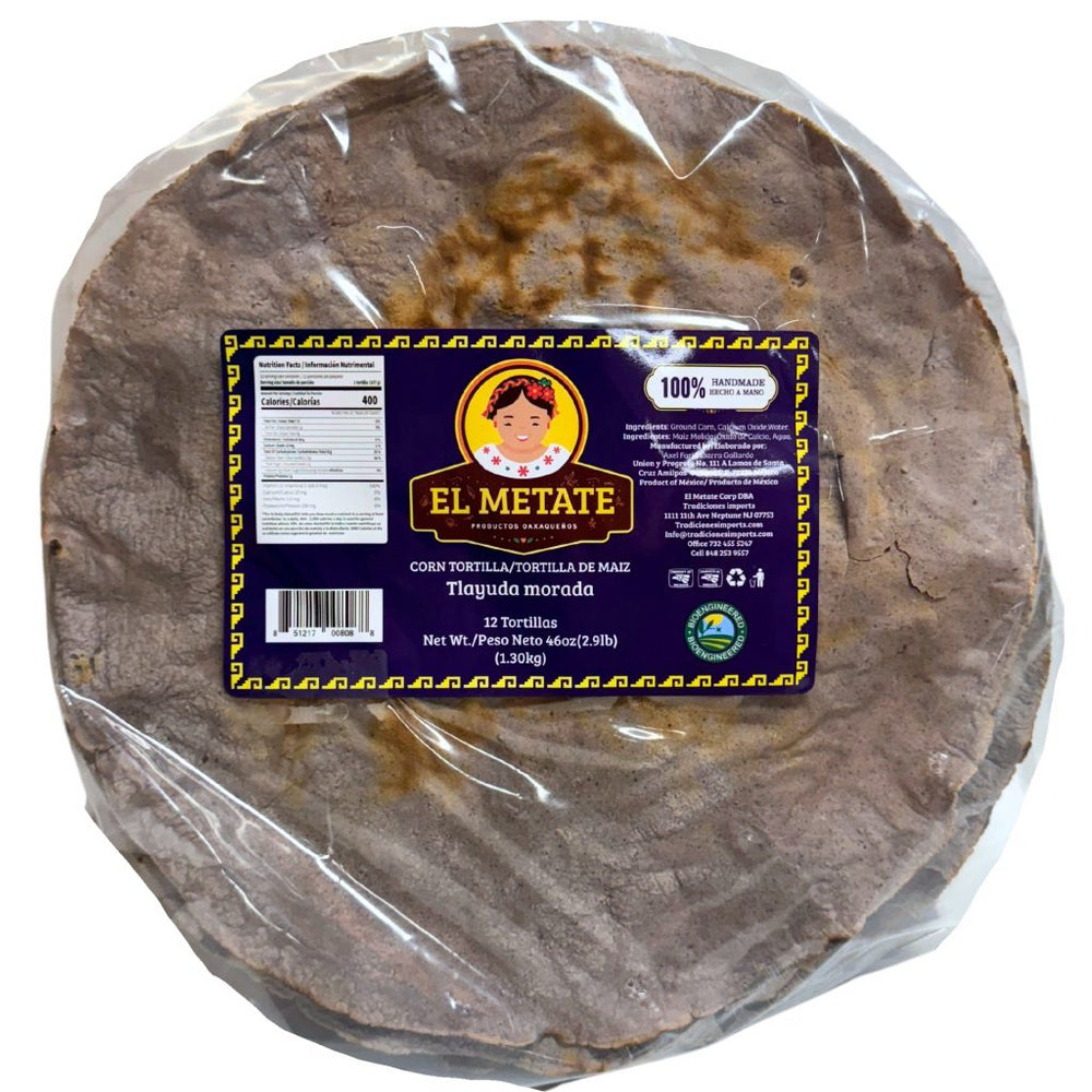 EL METATE TLAYUDA MORADA 4/ 12pc