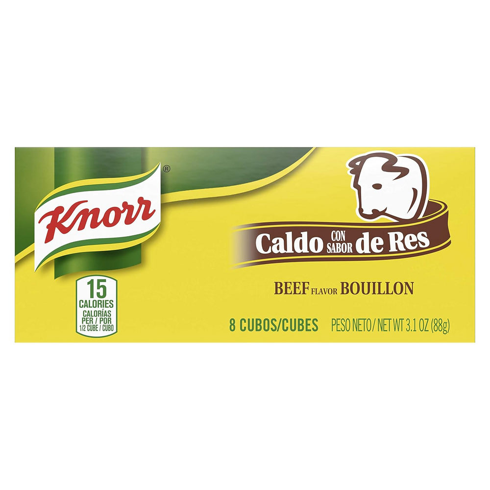 KNORR LATIN BEEF CUBE 1/24/3.1oz