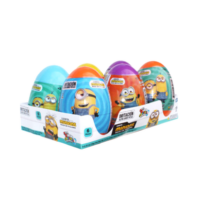 BONDY MEGA HUEVO CONO SORPRESA MINIONS 6 PCS