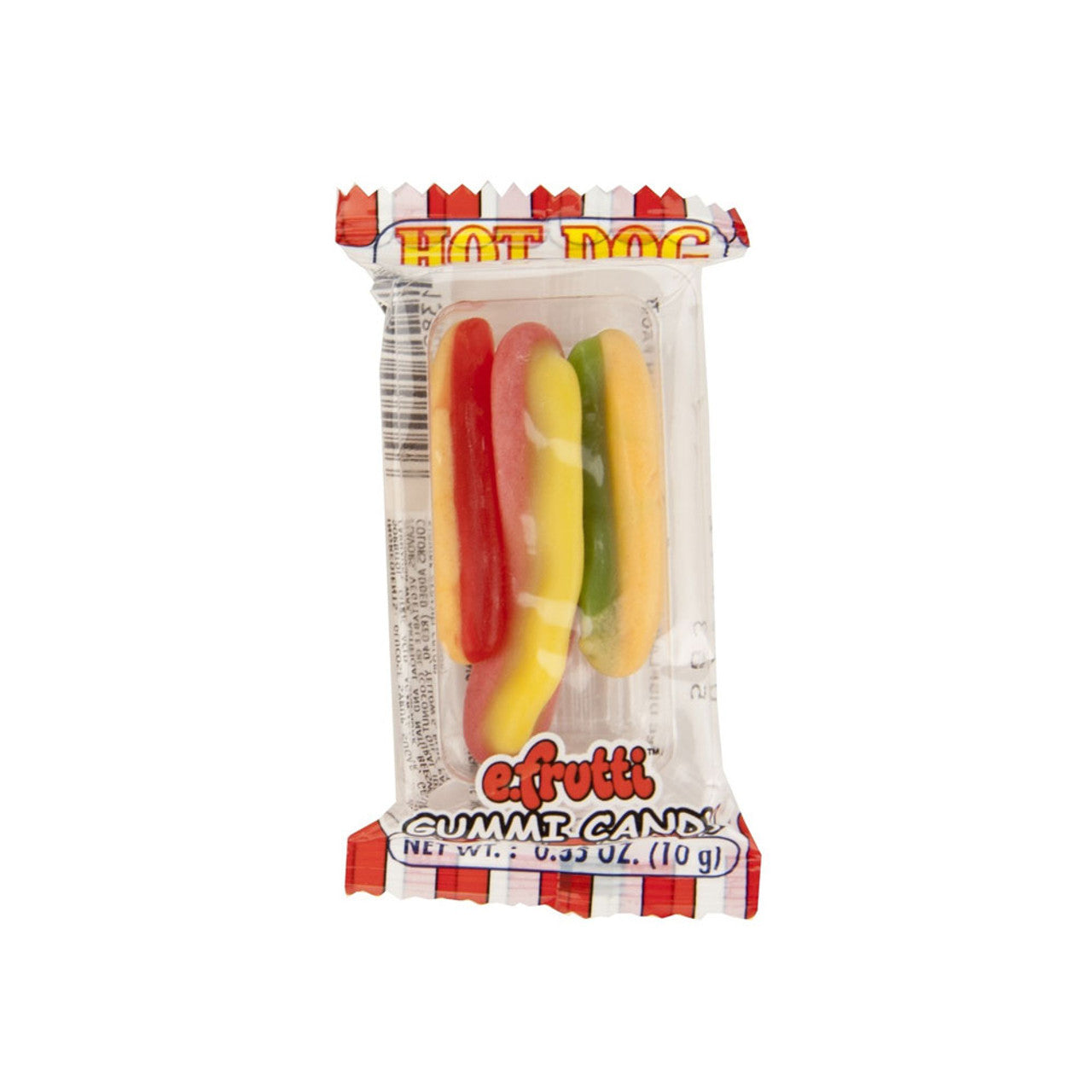 EFRUTTI GUMMI COUNTER DISPLAY HOT DOG 60 PCS