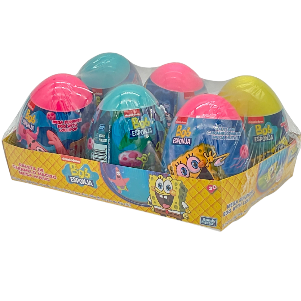 BONDY MEGA HUEVO BOB ESPONJA 6 PCS