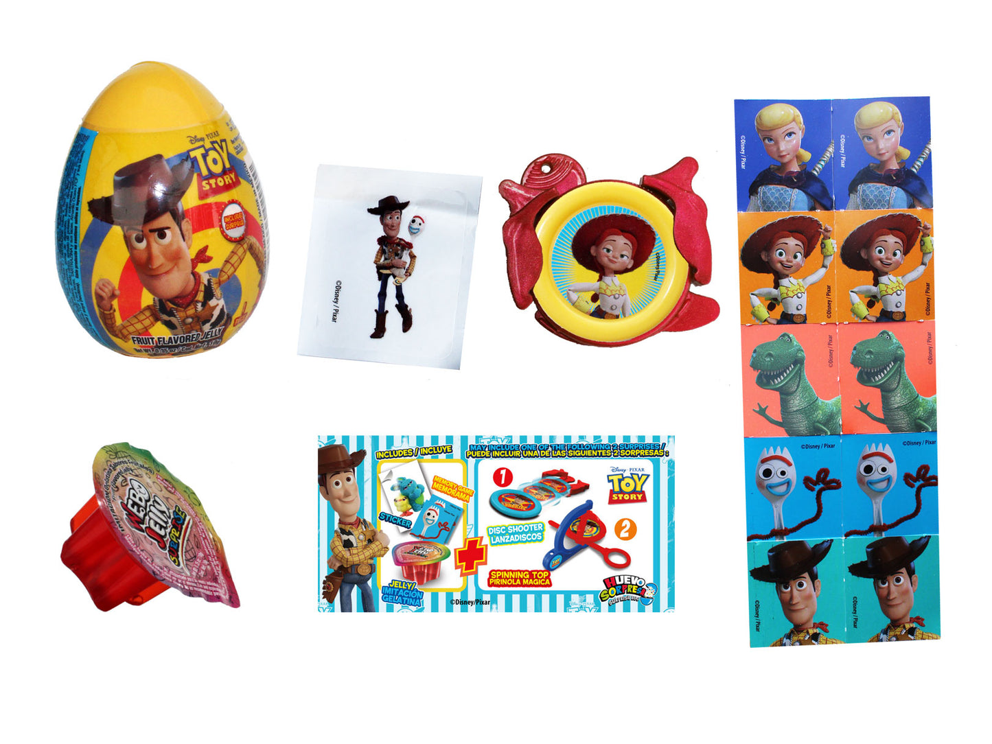 BONDY MEGA HUEVO TOY STORY 6 PCS
