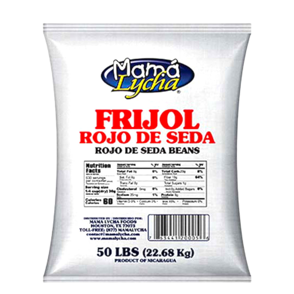MAMA LYCHA FRIJOL ROJO DE SEDA 50LBS