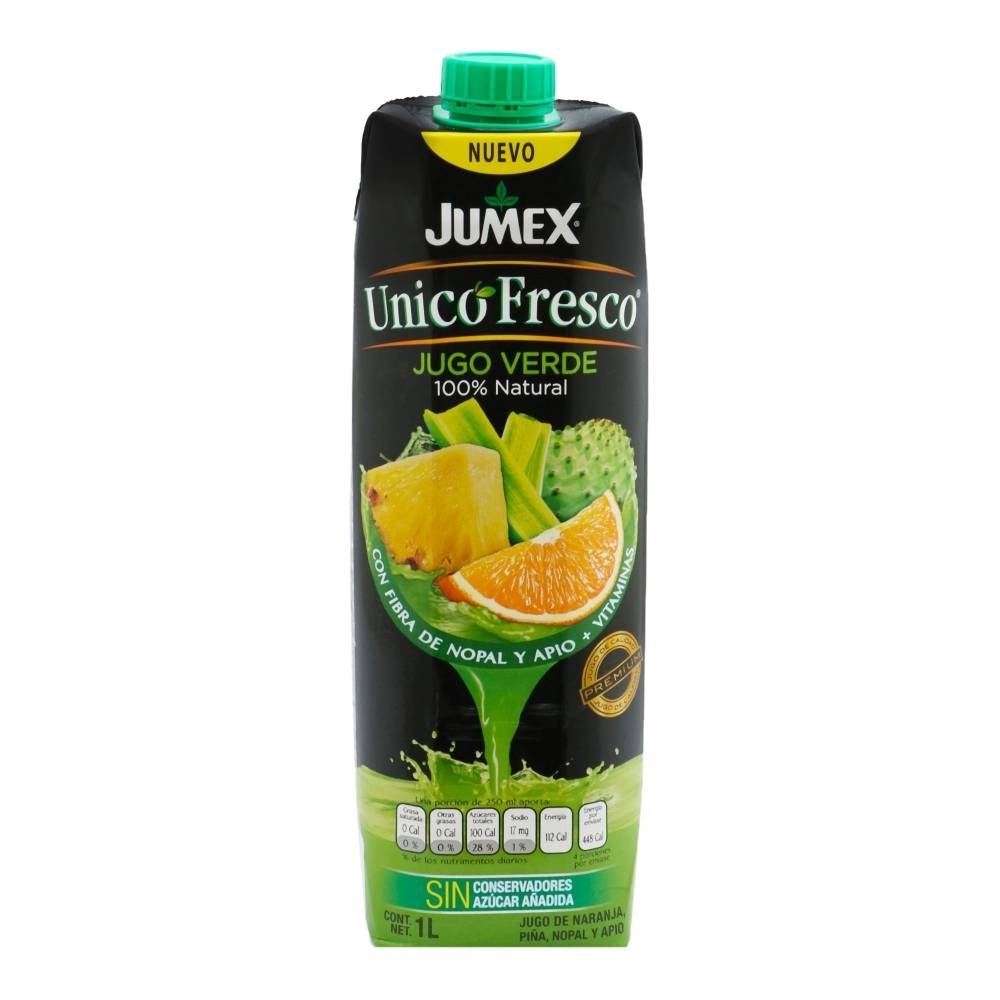 JUMEX UNICO FRESCO JUGO  VERDE 12/ 1L
