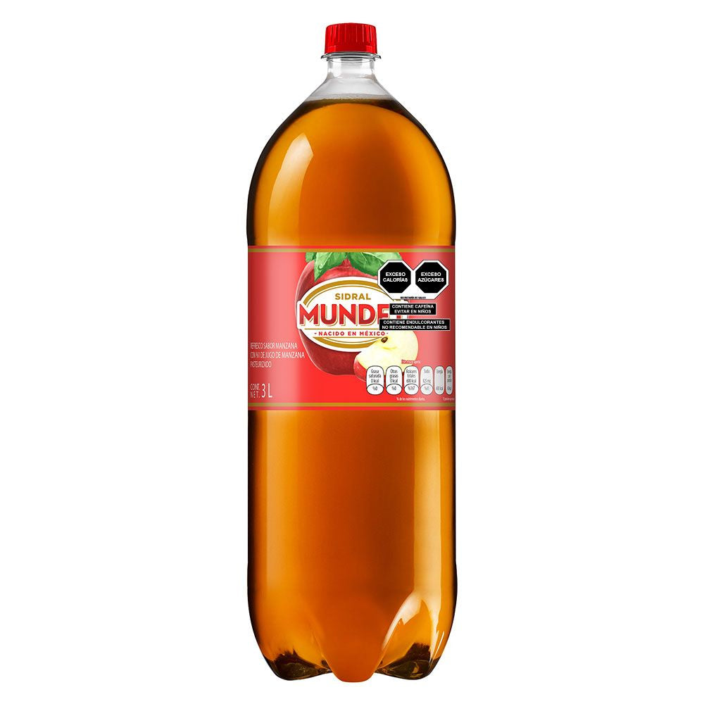 REFRESCO SIDRAL MUNDET MEX. 8/3 LTS