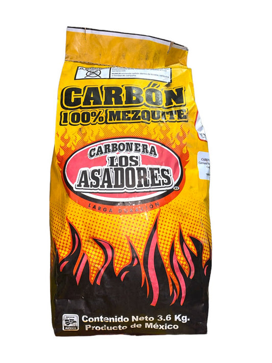 CARBON MEZQUITE ASADORES 3.6KG 8 LBS