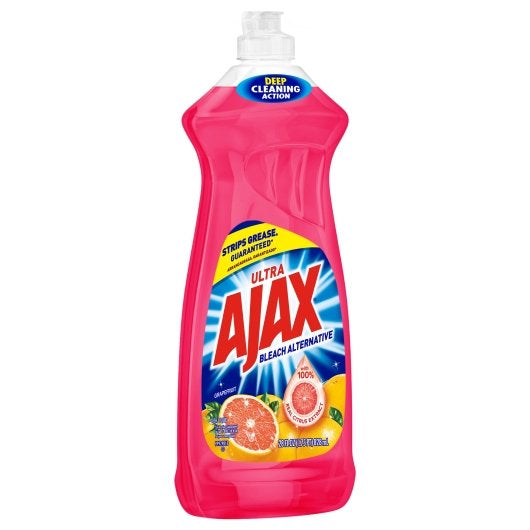 AJAX DISHWASHING LIQUID GRAPEFRUIT WITH BLEACH 9/ 28oz