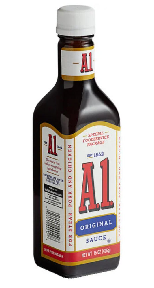 A1 ORIGINAL STEAK SAUCE BOTTLE 12/15oz