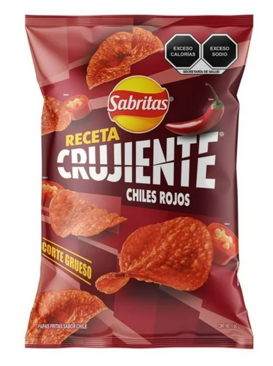 SABRITAS MEX RECETA CRUJIENTE CHILE ROJO 20/ 160G