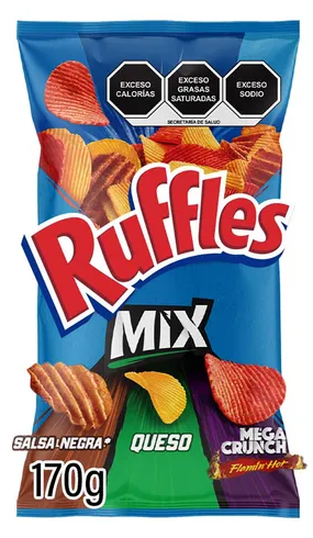 SABRITAS MEX RUFFLES MIX 20/170G