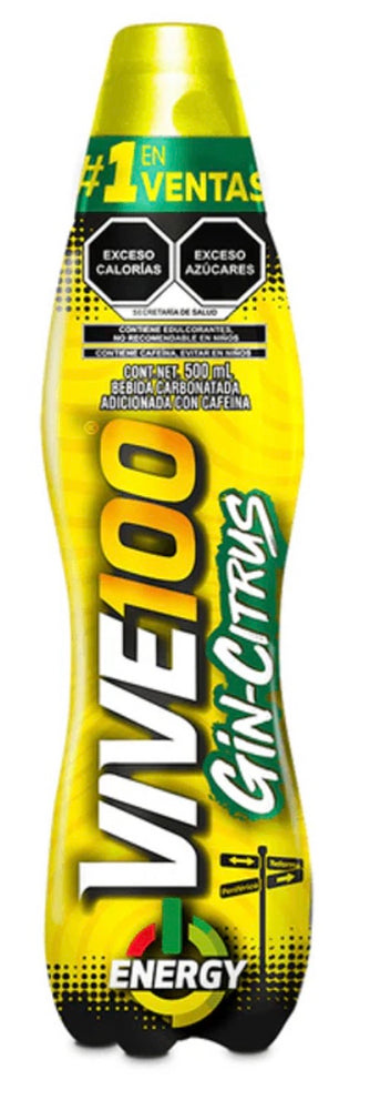 VIVE100 CITRUS ENERGY 24/ 500ML