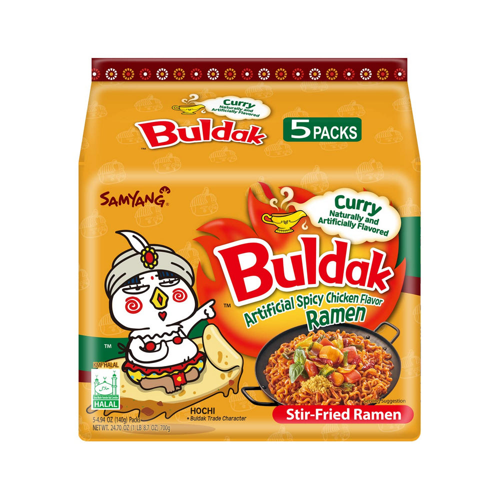 BULDAK NOODLE HOT CHICKEN CURRY 8/5/140gr