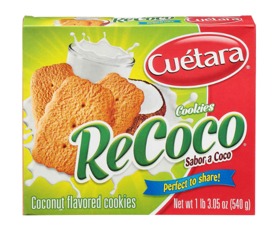 CUETARA RECOCO COCONUT COOKIES 12/16oz