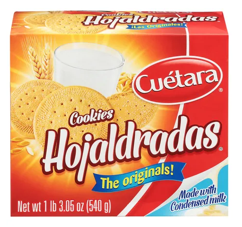 CUETARA HOJALDRADAS COOKIES 12/660g