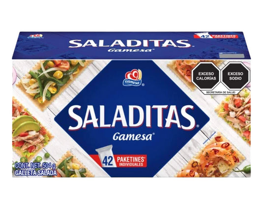 GAMESA GALLETA SALADITAS GAMESA 12/504 GR 17.78OZ (MEXICO)