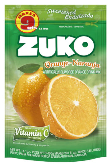ZUKO ORANGE FAMILY PACK 12/14.1oz