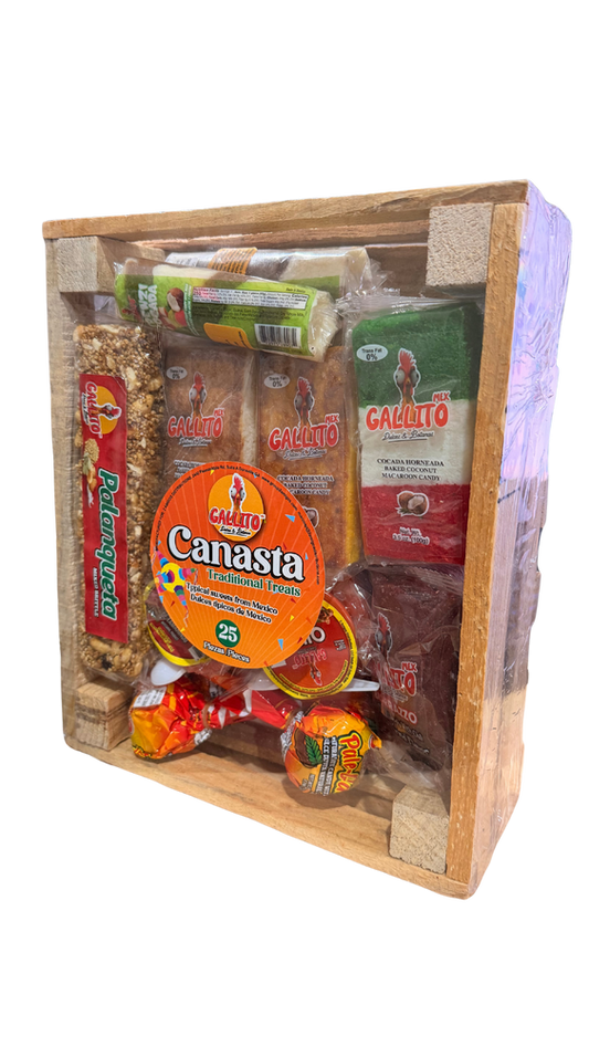 GM CANASTA MADERA SURTIDO MIX CHICA 4/25pc