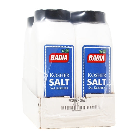 BADIA KOSHER SALT GRINDER 4/42oz