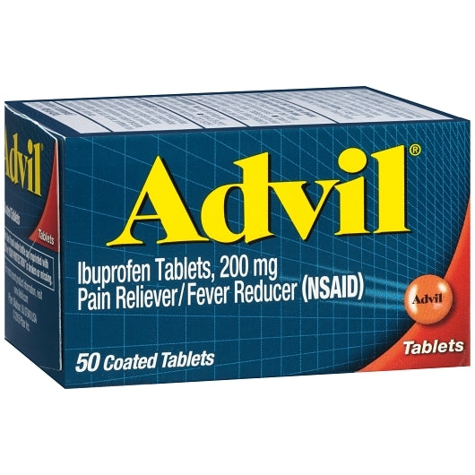 ADVIL TABLETS 6/6/50ea.