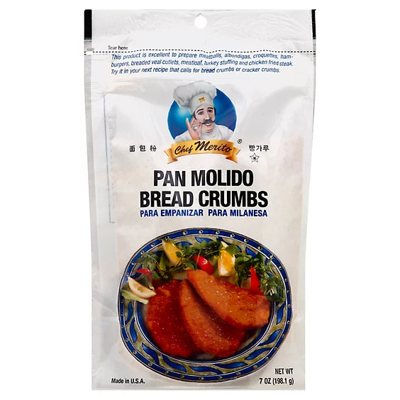 CHEF MERITO BREADING PLAIN 7/12 - ALLERGEN - SOY/WHEAT/GLUTEN - NRTE