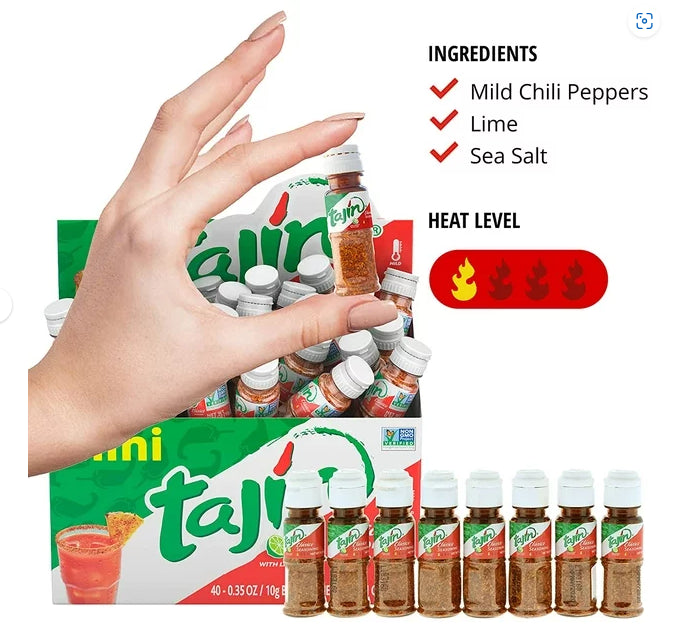 TAJIN CLASICO LIME SEASONING MINI DISPLAY 40/0.35OZ