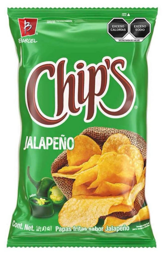SABRITAS MEX CHIPS JALAPENO 16/170G