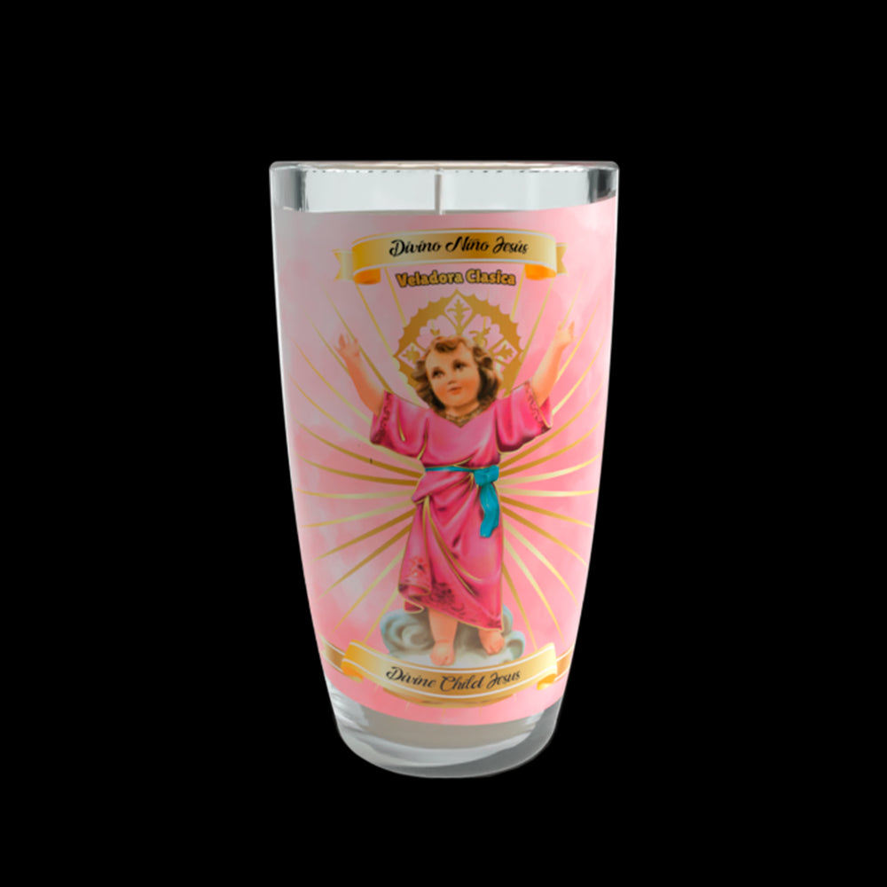VELADORA MICHELADA (CLASICA) DIVINO NINO 12/1