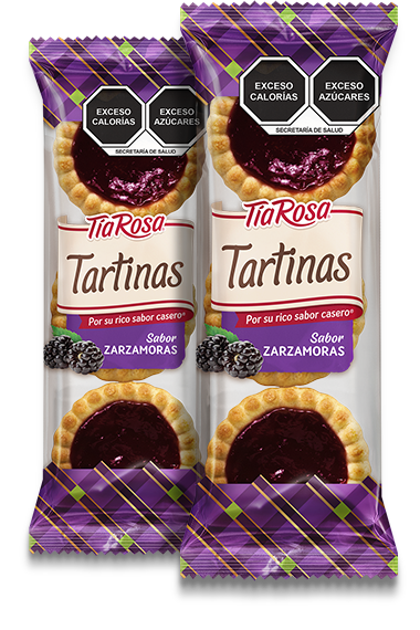 GALLETA TIA ROSA MEX TARTINAS ZARZAMORA  26/ 100G