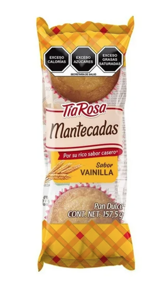 GALLETA TIA ROSA MEX MANTECADAS 12/ 157.5g