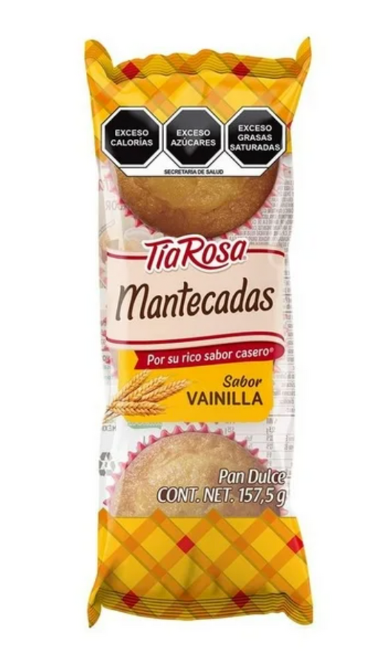 GALLETA TIA ROSA MEX MANTECADAS 12/ 157.5g