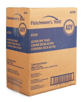 FLEISCHMANNS DRY ACTIVE VACUUM PACK YEAST 1/ 25LB
