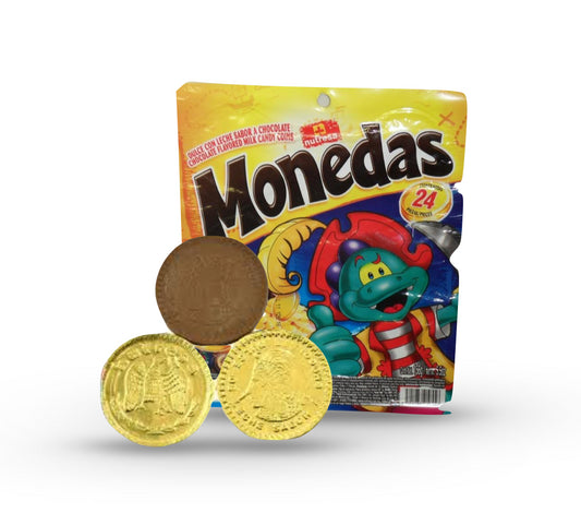 NUCITA  MONEDAS DE CHOCOLATE  TRAY 18/48