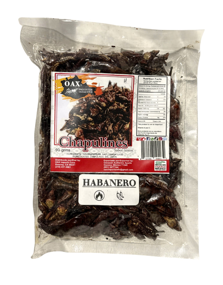 CHAPULINES HABANERO 6/90gr