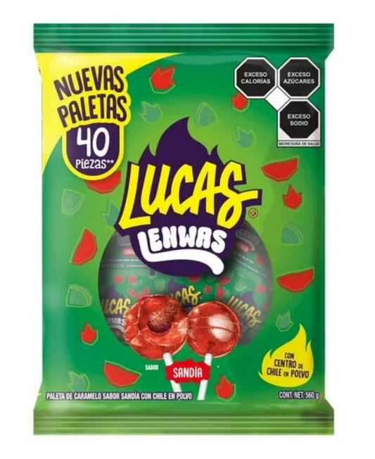 LUCAS LENWAS WATERMELON 12/40ct (1.43lb)