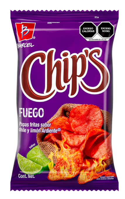 SABRITAS MEX CHIPS FUEGO 18/170G