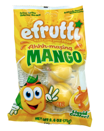 EFRUTTI MANGO GUMMI CANDY 12/ 2.6oz