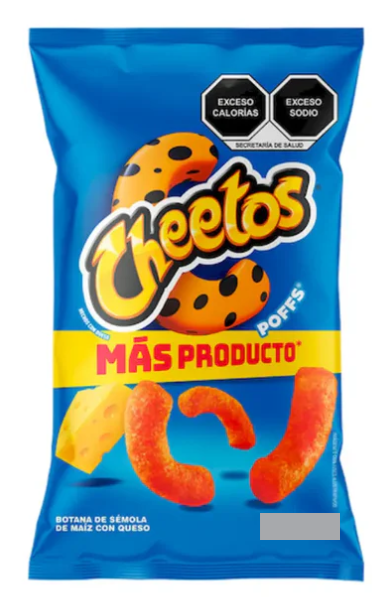 SABRITAS MEX CHEETO POFF 30/110G