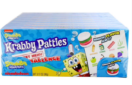FRANKFORD SPONGEBOB KRABBY PATTIES SECRET MENU CHALLENGE GUMMY 12/9/3oz
