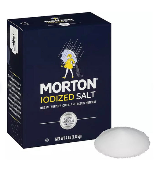 MORTON SAL FINA IODIZED 4 /4LBS