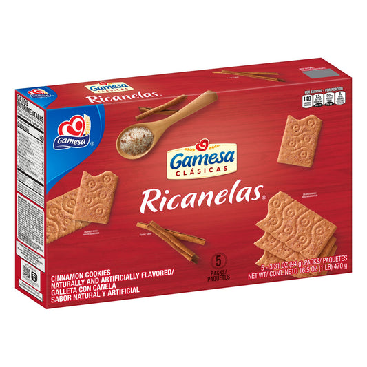 GAMESA RICANELAS 12/ 16.5oz