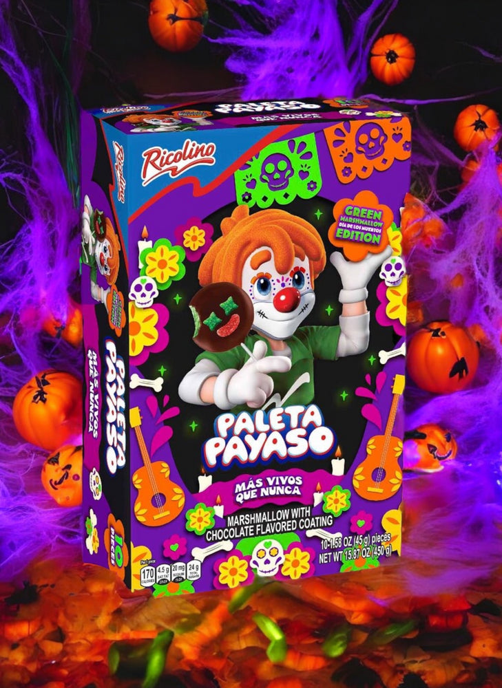 RICOLINO PALETA PAYASO PAYASUSTO 6/10ct/15.87oz