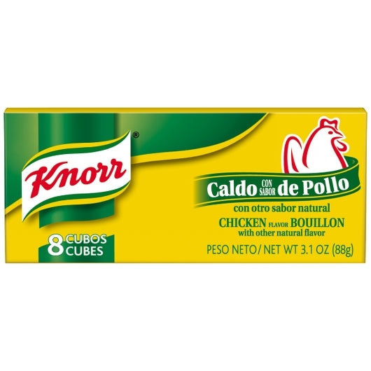 KNORR CHICKEN BOUILLON CUBES 2/24pk/3.1oz